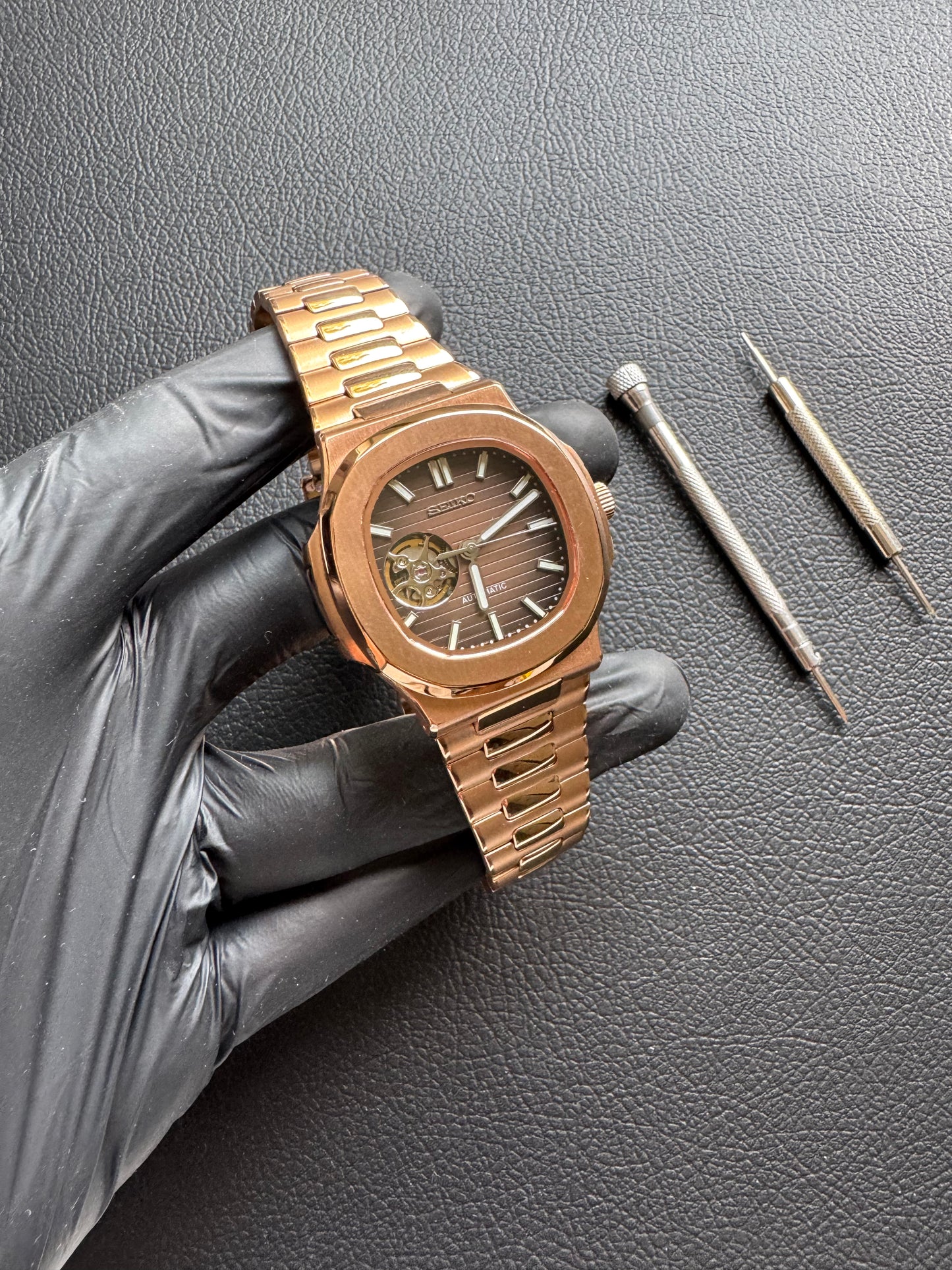 NAUTILUS MOD (rosegold chocolate)