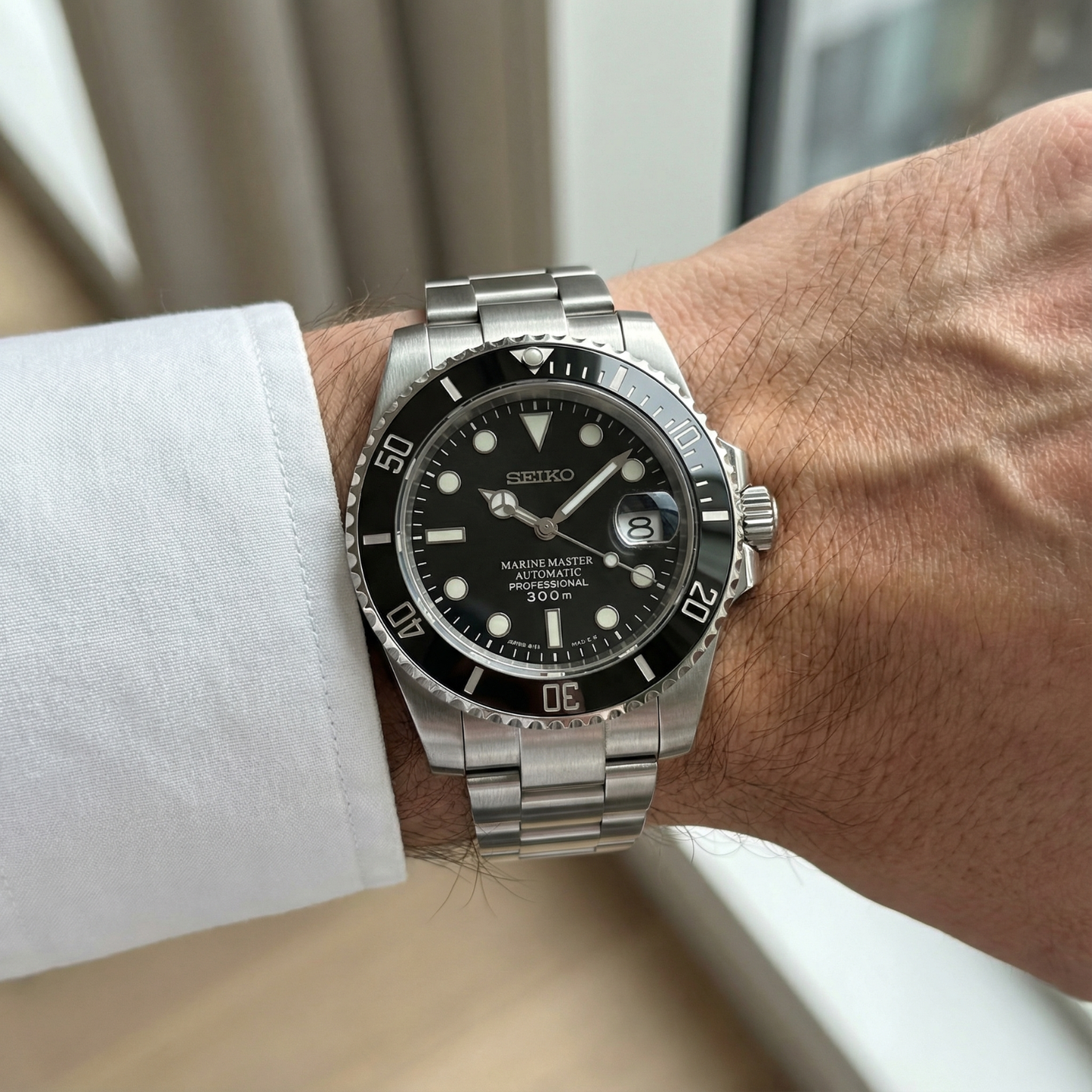 SEIKOMARINER MOD - BLACK