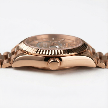 SEIKDWELLER MOD - Rose Gold Chocolate