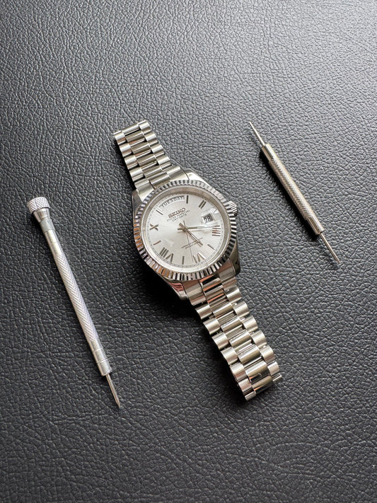 DAYDATE MOD (silver roman)