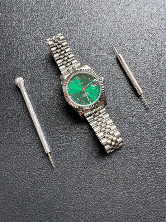 DATEJUST MOD (green arabic)