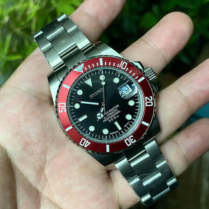 SEIKOMARINER MOD - BLOOD RED