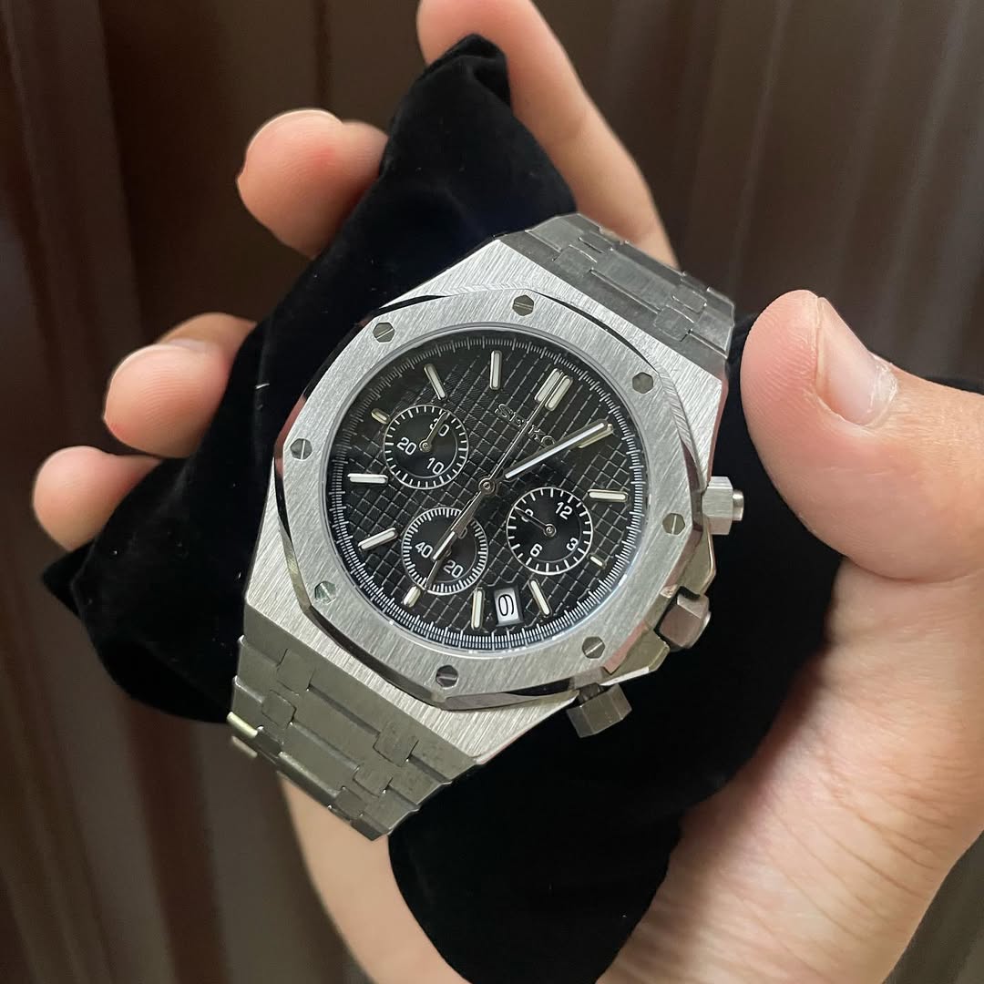 SEIKOAK MOD CHRONOGRAPH - BLACK