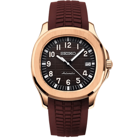 SEIKONAUT  MOD - ROSE GOLD - BROWN